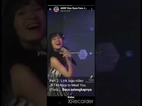 flora JKT48 nice too meet you JKT48 new era JKT48 new era 2023