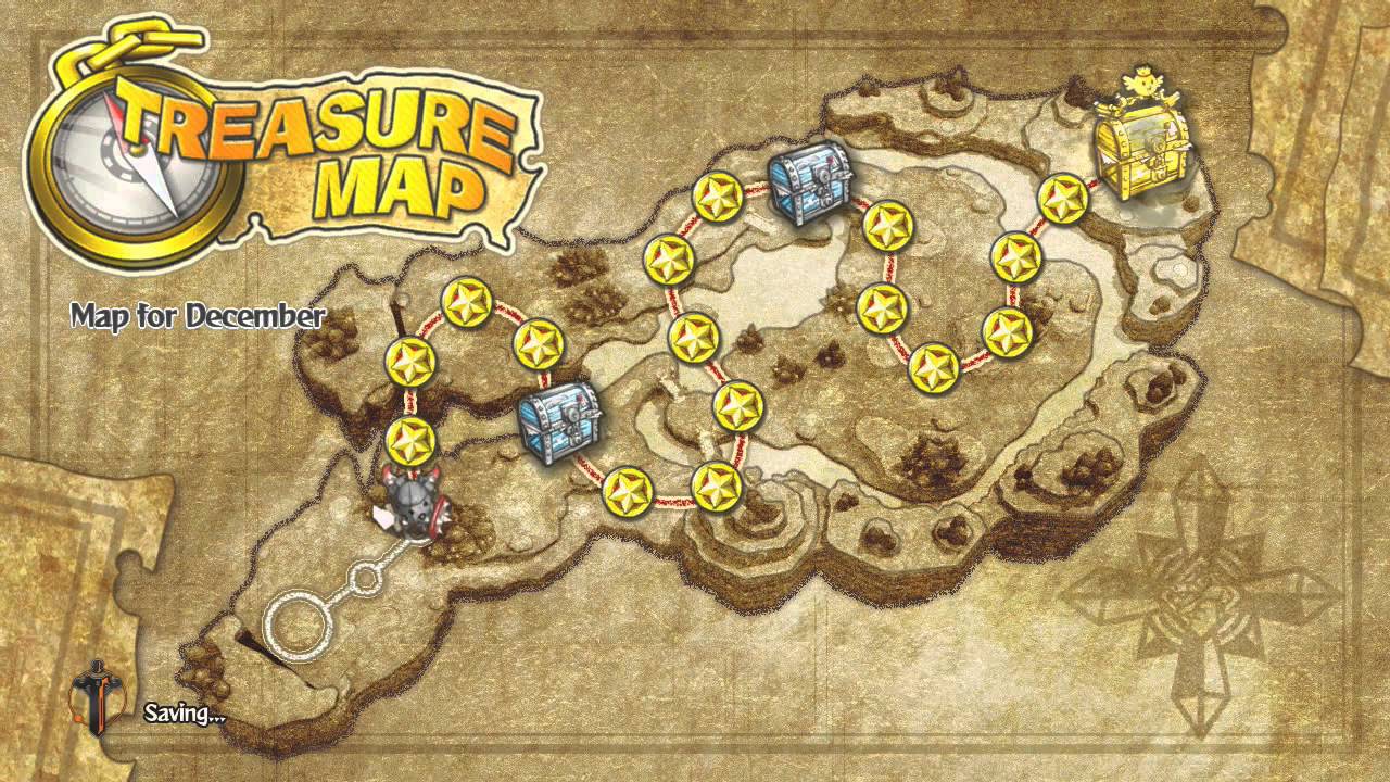 [Happy Wars] December 2014 Treasure Map Update