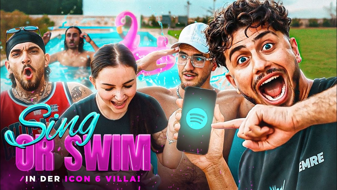 ICON 6 KÜNSTLER ERKENNEN EIGENE SONGS NICHT 😂 SING or SWIM Challenge 💦