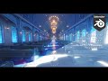 【背景メイキング】 青い教会／3Dモデリング【blender/clipstudio】