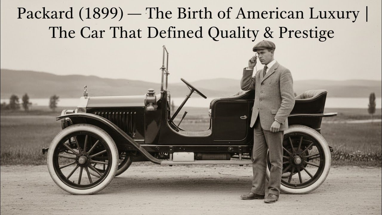 Packard (1899) — The Birth of American Luxury | The Car That Defined Quality & Prestige
