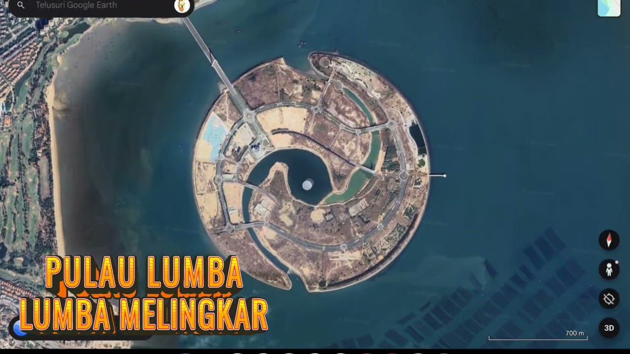 Pulau lumba lumba melingkar 