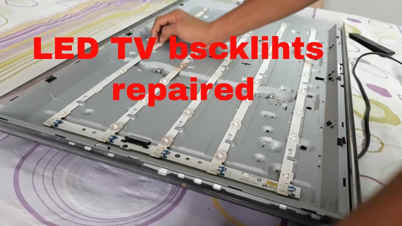 Solution] Samsung LED TV backlight fix | TV has sound but no picture | screen - YouTube
