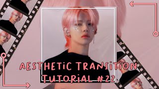 Aesthetic Transition Tutorial #22 on Alight Motion | yeobii tutorials