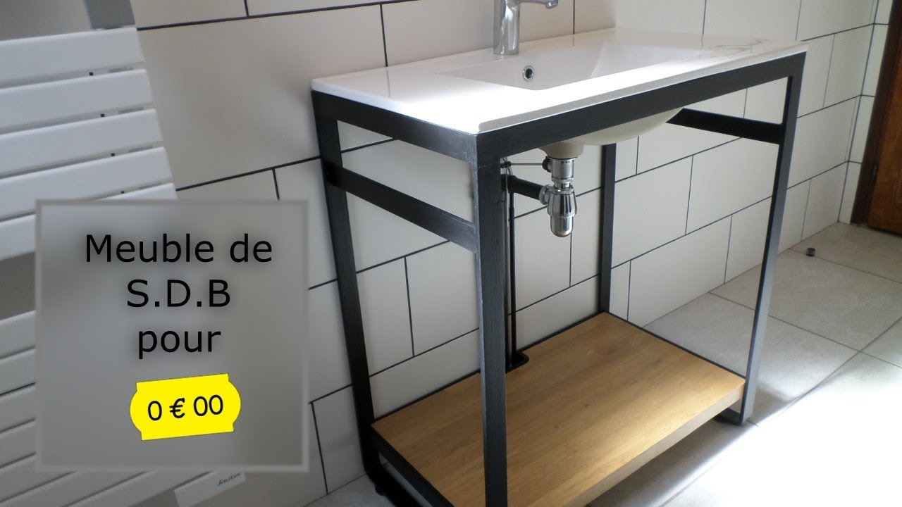 Fabriquer Meuble Salle De Bain En Palette