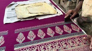 Mughal Block printing.