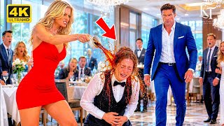 The Billionaire CEO's Wife Threw Hot Coffee on Waitress... but what happened when the billionaire