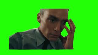 Oppenheimer In Deep Thoughts | Green Screen