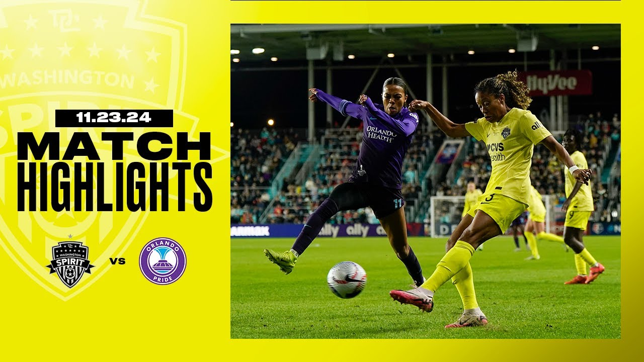 Spirit fall to Shield Winners in Final | Spirit vs. Pride 2024 NWSL Championship Match Highlights