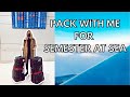 PACK WITH ME FOR SEMESTER AT SEA!! Study Abroad for 4 Months | 2021