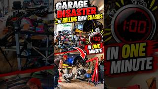 From Garage Disaster to Rolling Chassis BMW E60  #automobile #mechanic #carrestorationproject