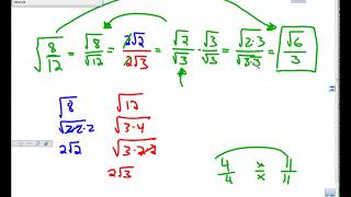 SImplifying Radicals with Division (VIDEO 2)