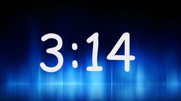 3:14 Minutes Timer / Countdown from 3min 14sec