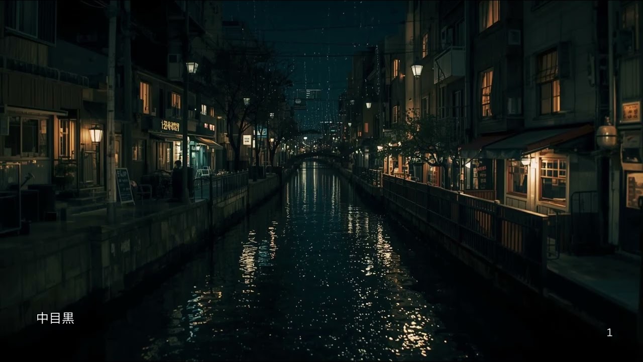 中目黒駅の夜🎵 東京ローファイ駅巡り🎧 ノスタルジックなローファイ音楽