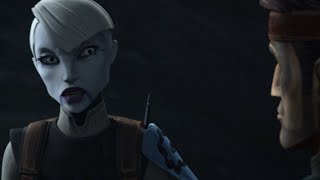 Assajj Ventress informs the bad batch of Omega's abilties | The Bad Batch Season 3 Episode 9