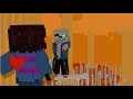 Vs Sans full battle Animation  - Minecraft Animation + Undertale