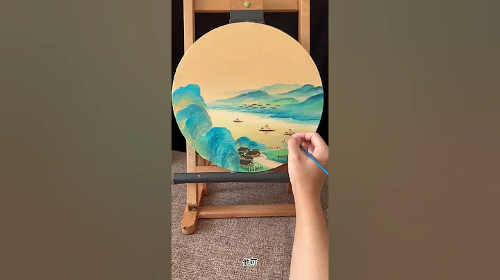让我们用油画一览《千里江山》广播剧中王希孟“彭蠡湖上揽风光”的少年时光 | CCTV - 天天要闻