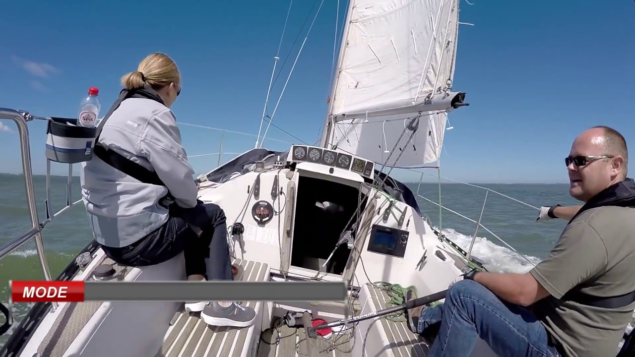 Sailing at the Holland Delta area - day 1