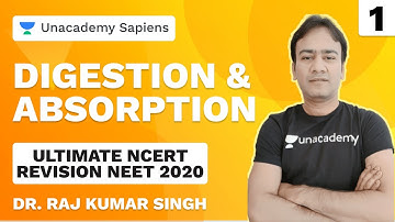 Ultimate NCERT Revision: Digestion and Absorption L 1 | NEET 2020 | Biology | Dr. R K Singh