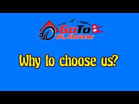 Goto Paid URL Shortener - Highest Paying URL Shortener to Make Money Online From Home in Nepal