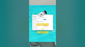 RustDesk and Tailscale #techtok #techtips #remoteaccess #vpn #networking #cybersecurity