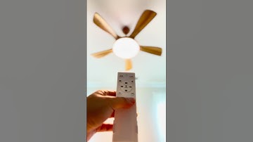 Smart App & Remote Control Reversible Wood Ceiling Fan with Light #womolighting #interiordesign