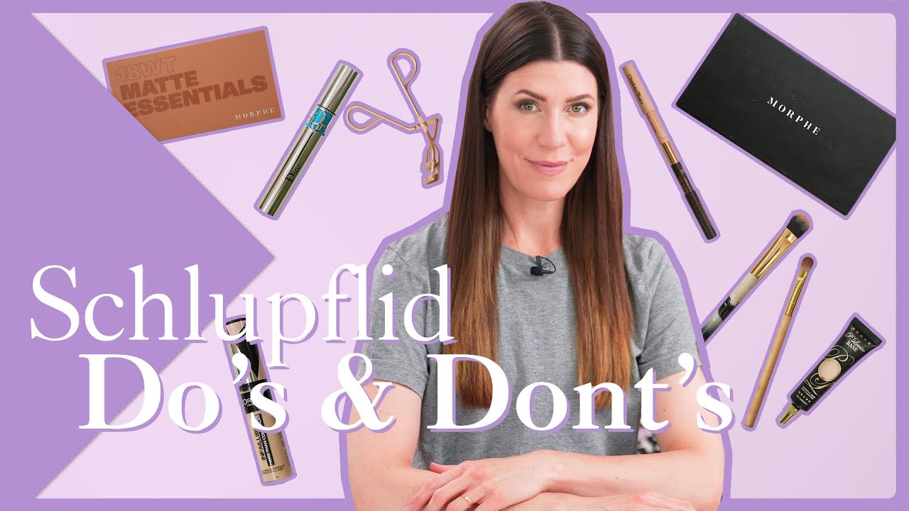 Schlupflid schminken - So gelingt es 💜