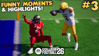 College Football 26: Funny Moments & Highlights #3 - WALKOFF WINNER!