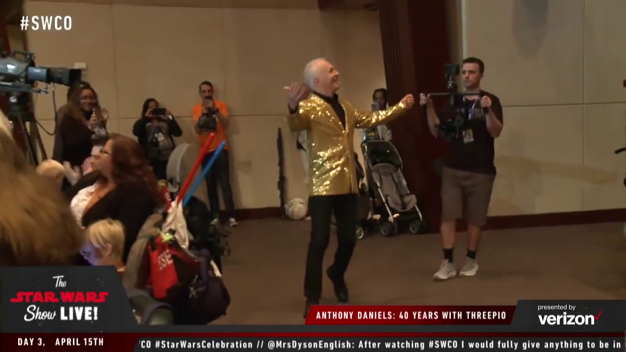 Anthony Daniels 40 Years with Threepio panel - Star Wars Celebration Orlando 2017