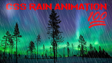 CSS Rain Animation | HTML CSS | New CSS Effect | Rain Animation | Code Flip | Md Arfe Alam