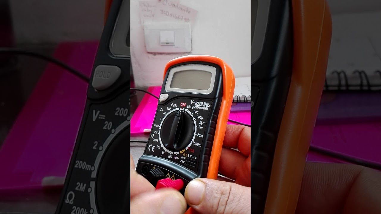 Como funciona el tester o multimetro. - YouTube