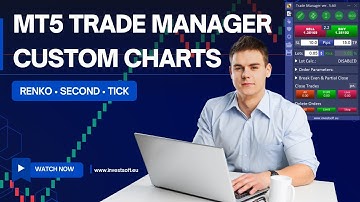 MT5 Trade Manager on Custom Charts (Renko/Tick/Volume) - Setup & Full Order Management