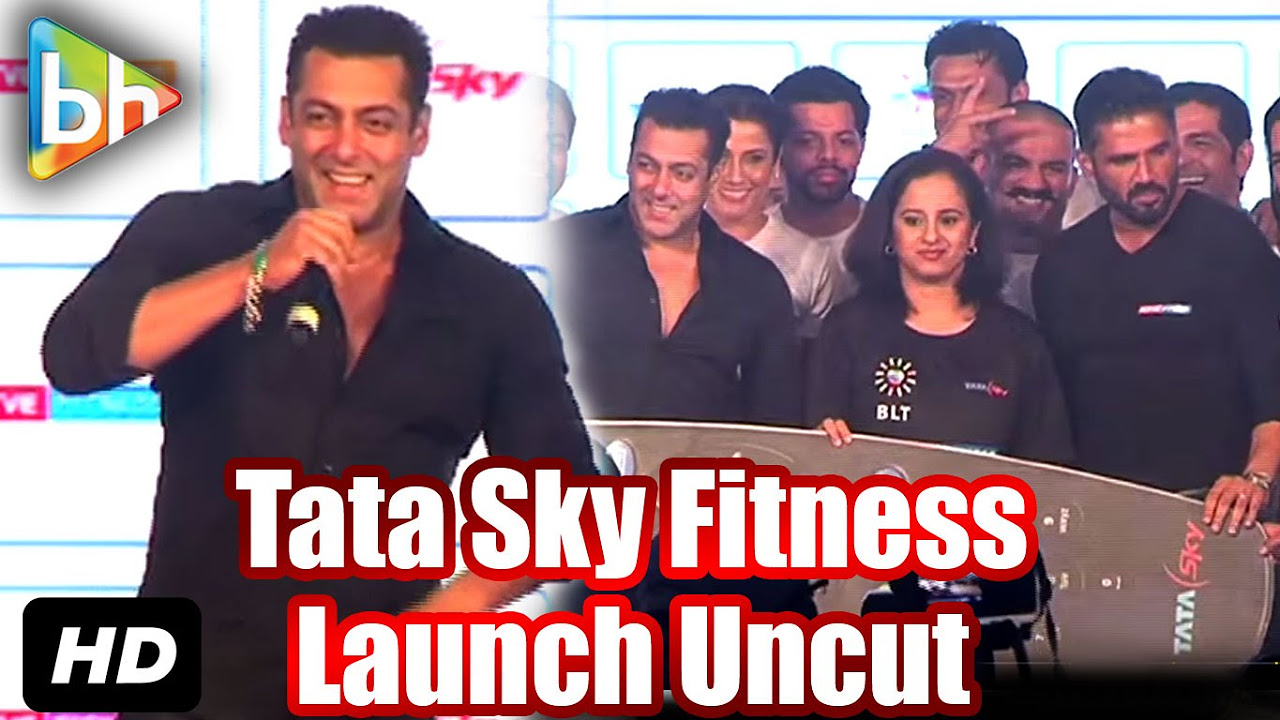 Salman Khan  Suniel Shetty  Tata Skys Health And Fitness Launch  Event Uncut