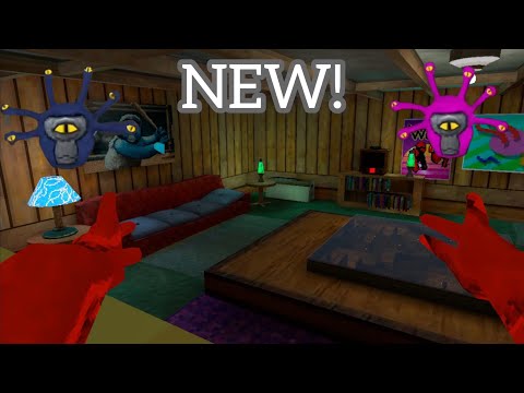 the NEW update is INSANE ( VR gorilla tag) SMALL MODE
