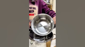 Bộ nồi chảo Elmich Trimax inox liền khối 3 lớp sử dụng cho các loại bếp  #daoinox #elmich