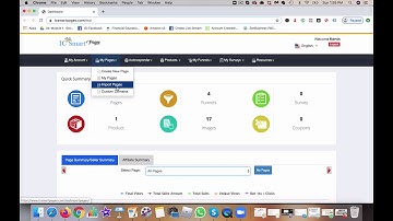 IC Pages Navigating the Dashboard