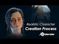 Realistic character creation process blender 281