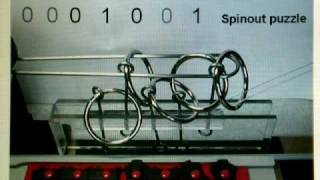 5-linked ring and Spinout puzzles I want to show the solving process of two puzzles, which are very much unlike by appearance. But their underlying solving principle