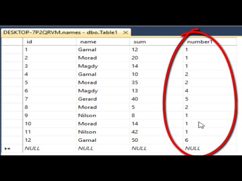 How to update a column with sequence number in sql server