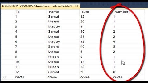 How to update a column with sequence number in sql server