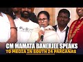 CM Mamata Banerjee speaks to media after offers prayers at Kapil Muni temple in South 24 Parganas