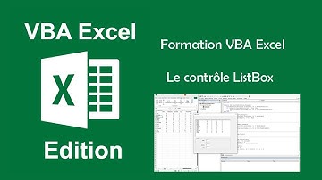 Formation VBA Excel - Le contrôle ListBox
