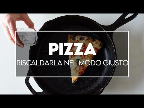 Video: Come riscaldare la pizza nel microonde