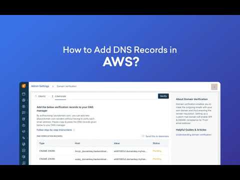 วีดีโอ: ฉันจะเพิ่ม DNS ใน AWS ได้อย่างไร