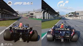 F1 24 Vs Gran Turismo 7 Short Comparison Red Bull Ring - Gameplay & Replay [4KPS5]