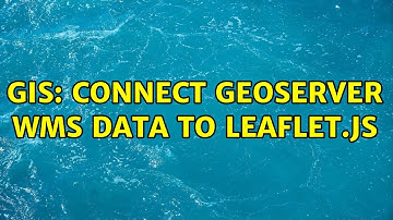 GIS: Connect GeoServer WMS data to Leaflet.js