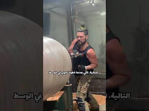 فن نحت الخشب المذهل