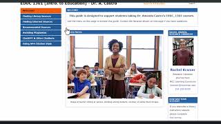 EDUC 1301 (Castro) - Intro to Research Guide