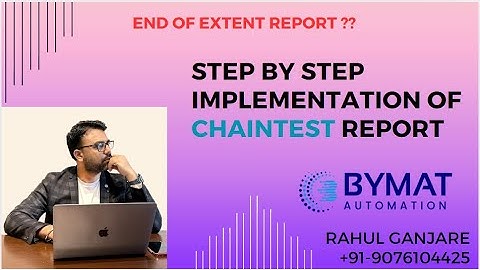 ChainTest Report Implementation - Step by Step guide with TestNG
