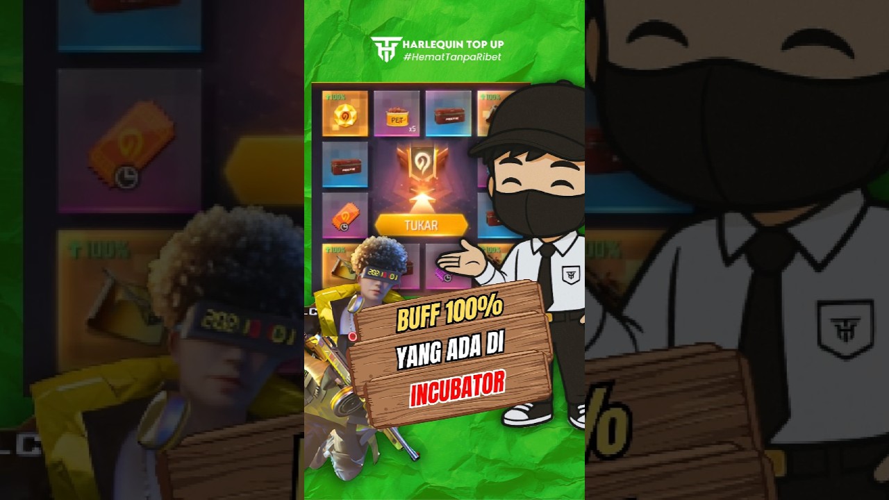 buff 100% yang ada di incubator #freefire #shorts